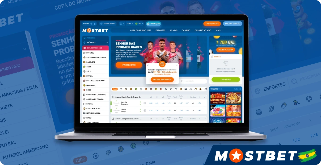 Informations détaillées sur Mostbet