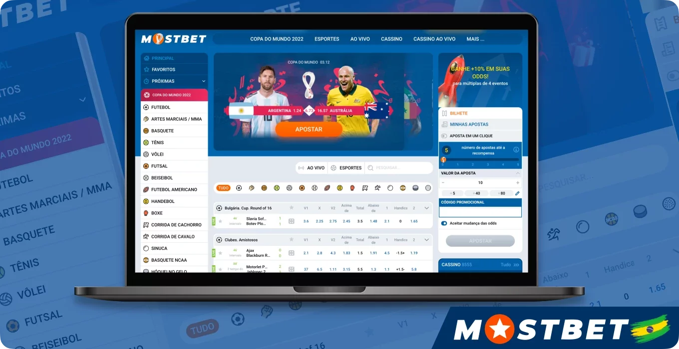 Site officiel de Mostbet pour les paris sportifs légaux au Brésil